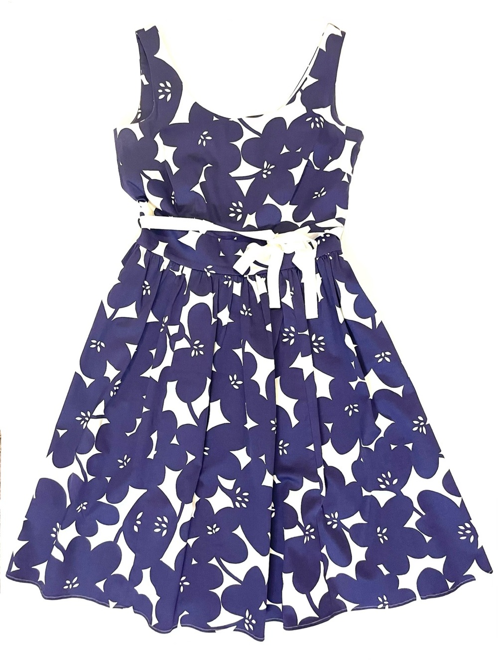 Boden Marilyn Sleeveless Fit and Flare Floral Dress
